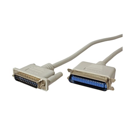Roline paralelni printer kabel, DB25 - C36, M/M, 1.8m, sivi