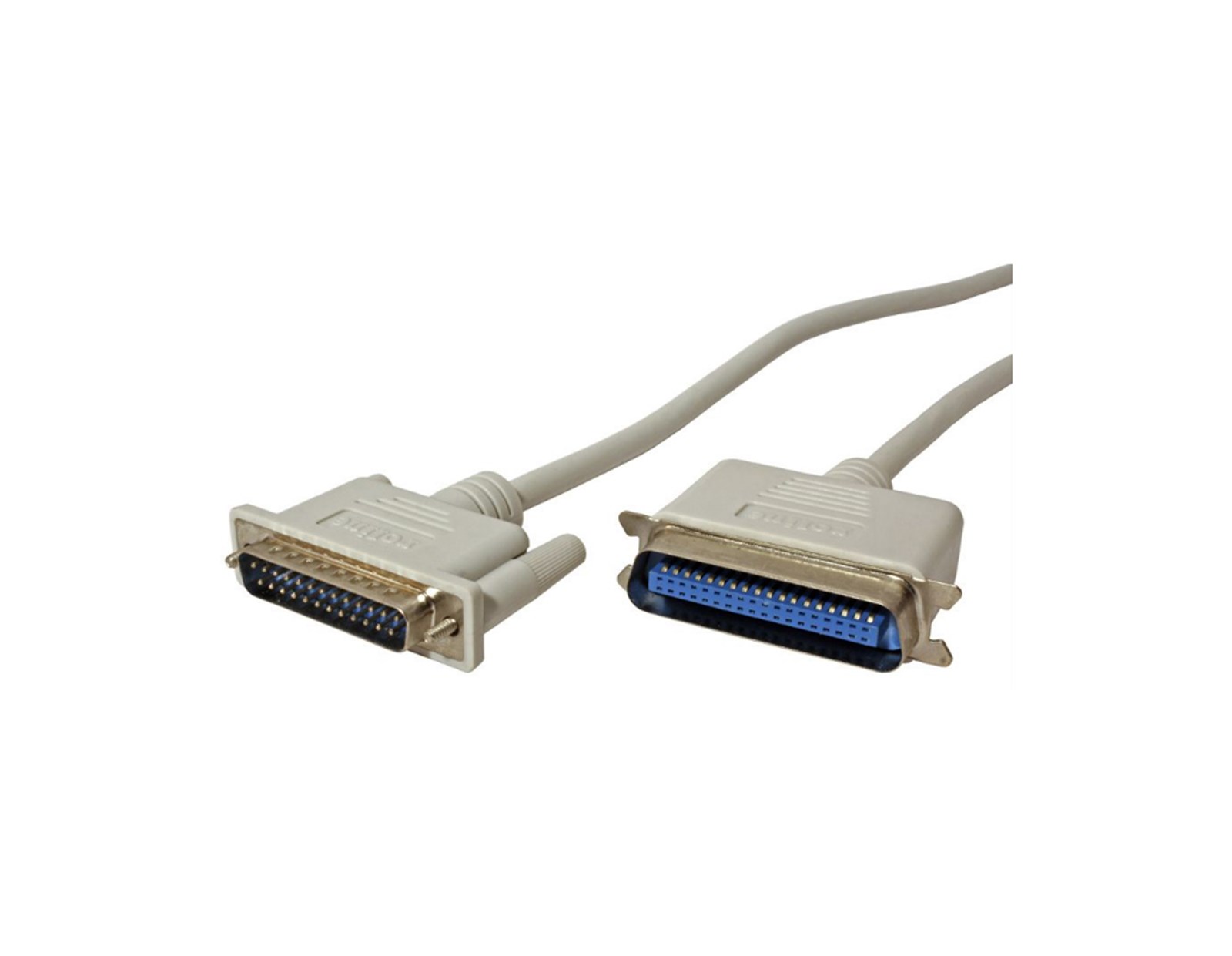 Roline paralelni printer kabel, DB25 - C36, M/M, 1.8m, sivi