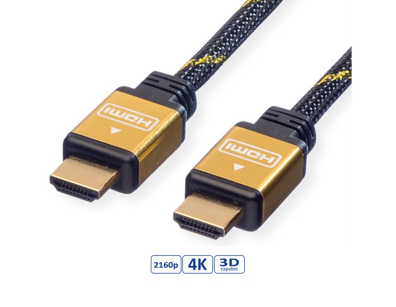 Roline GOLD HDMI kabel sa mrežom, M/M, 20m