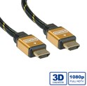Roline GOLD HDMI kabel sa mrežom, M/M, 20m
