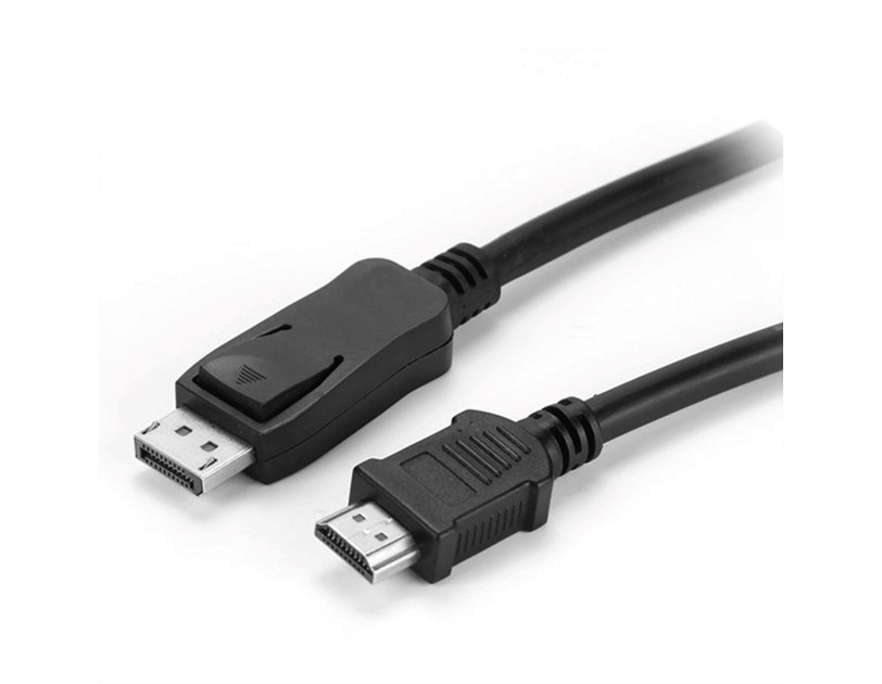 Roline VALUE DisplayPort kabel v1.1, DP - HDMI (HDTV), M/M, 10m, crni