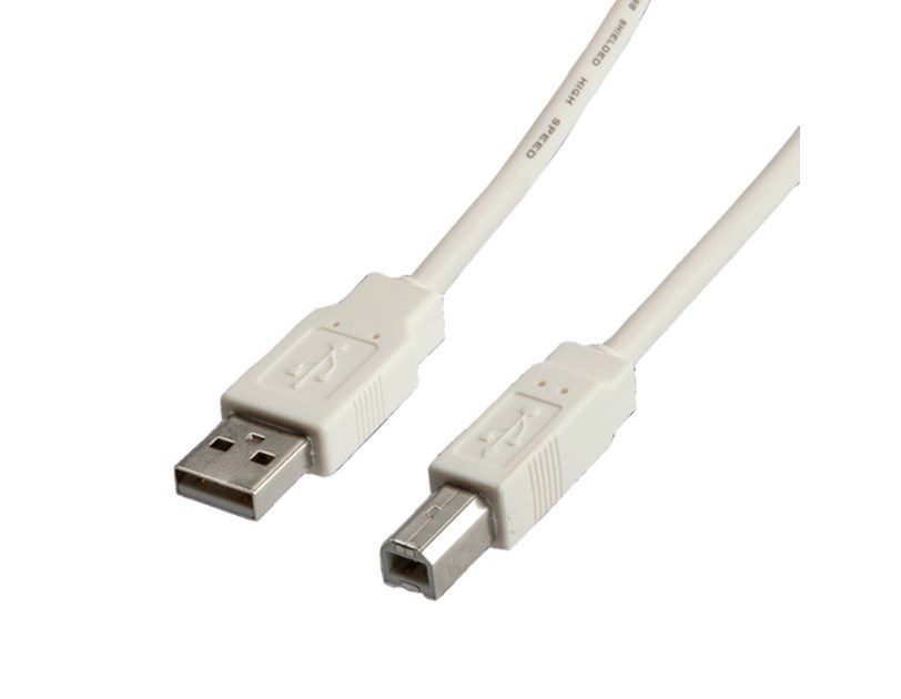 Roline VALUE USB2.0 kabel TIP A-B M/M, 1.8m, bijeli