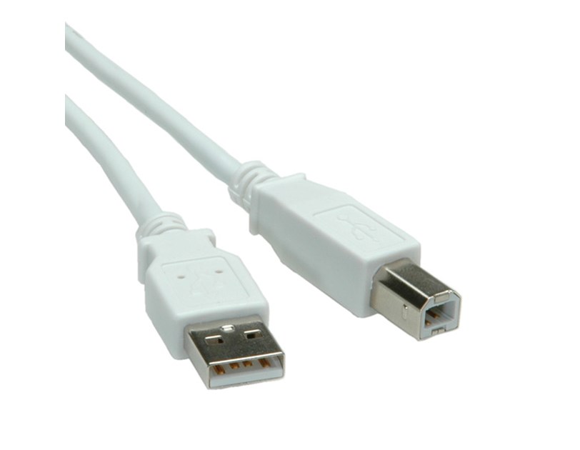 Roline VALUE USB2.0 kabel TIP A-B M/M, 1.8m, bijeli