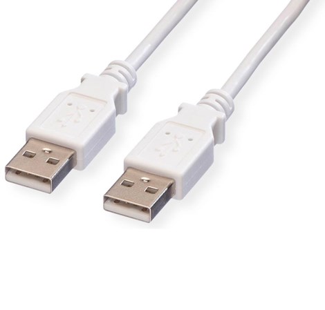 Roline VALUE USB2.0 kabel TIP A-A M/M, 4.5m, bijeli