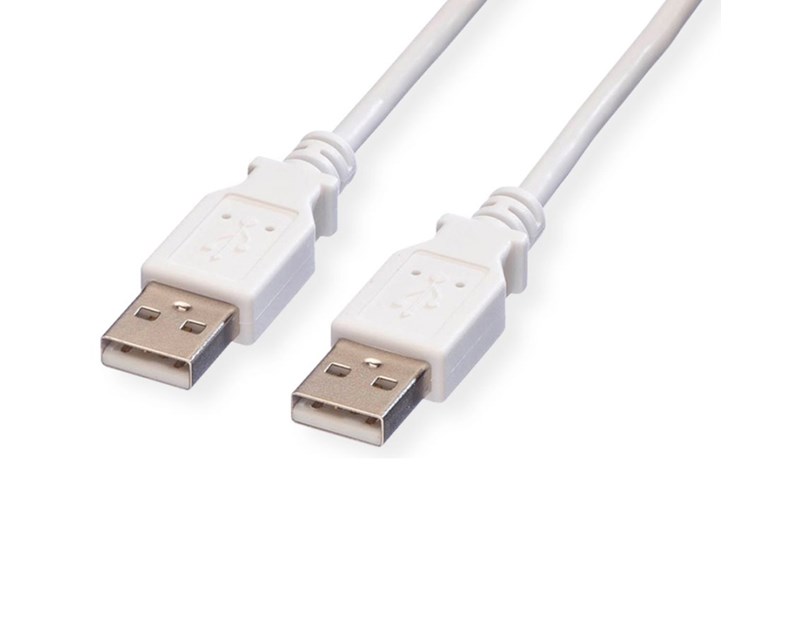 Roline VALUE USB2.0 kabel TIP A-A M/M, 4.5m, bijeli