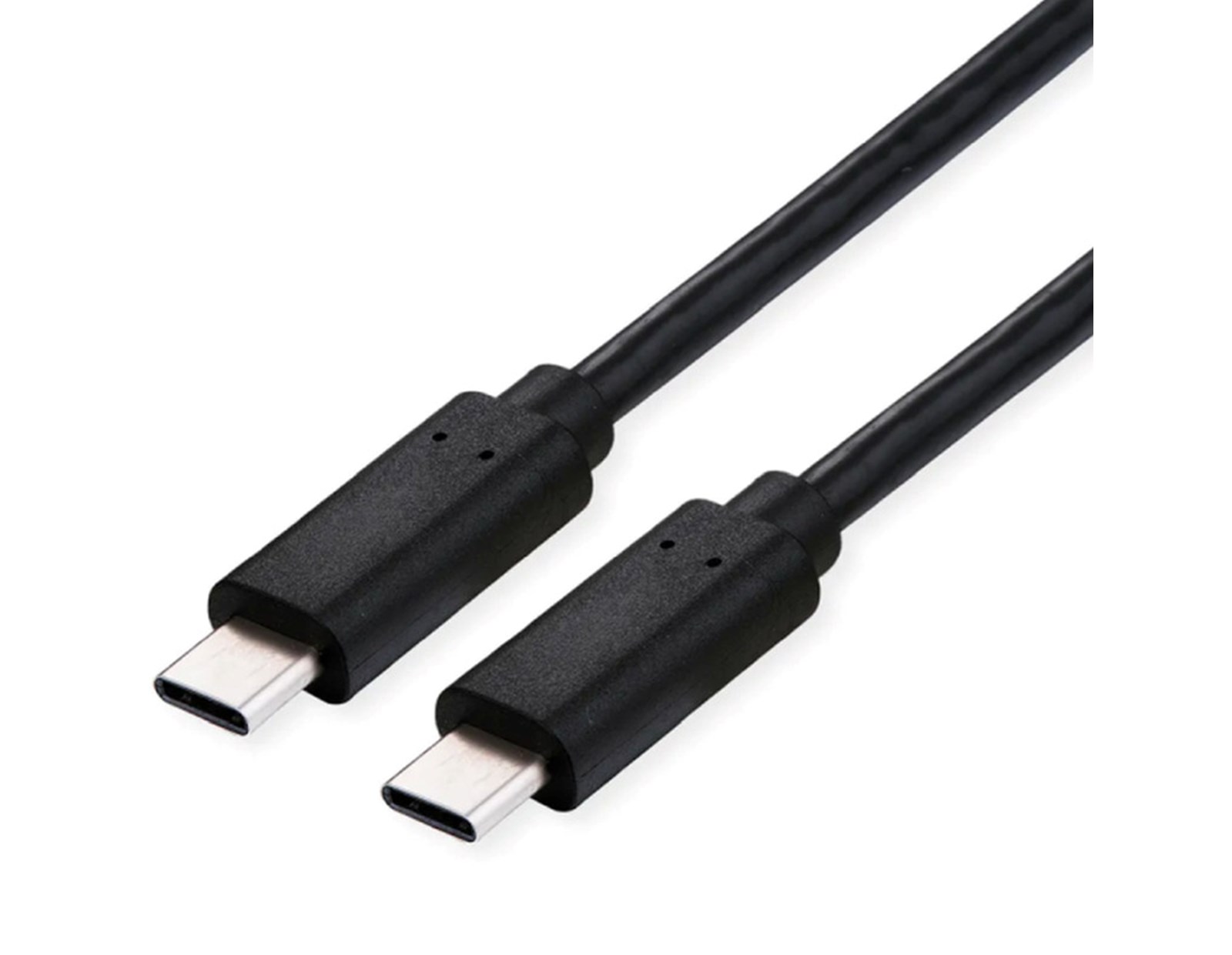 Roline VALUE USB4 Gen3x2 kabel TIP C-C M/M, Emark, 100W, 1.0m, crni