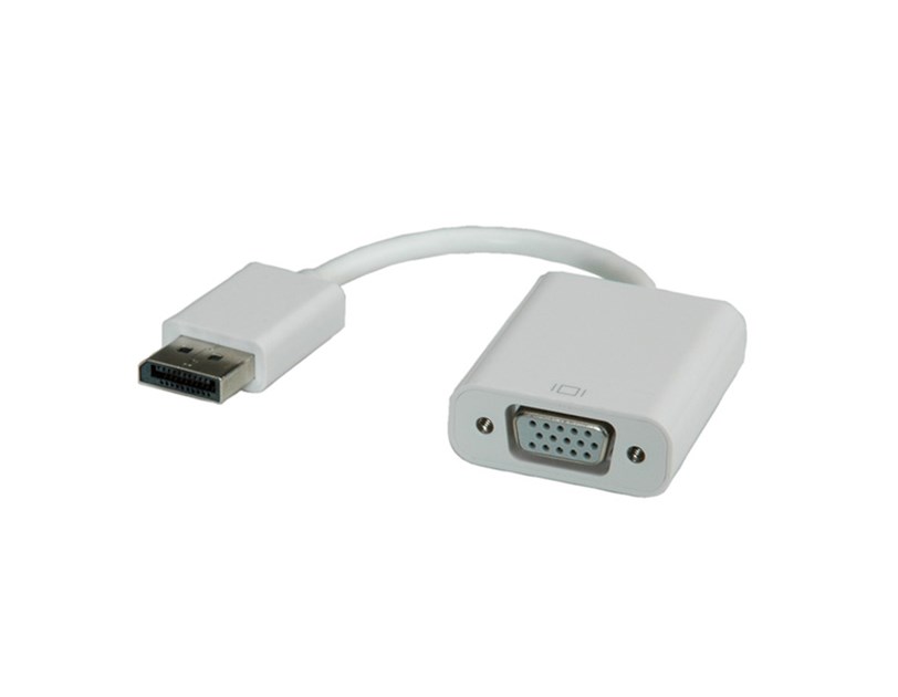 Roline adapter/kabel DisplayPort - VGA, M/F, v1.2, 0.15m
