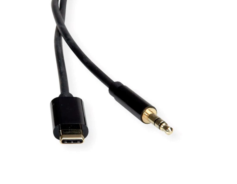 Roline adapter USB-C - 3.5mm audio, M/M, 3m