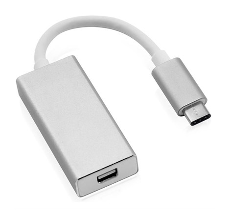 Roline adapter USB-C - Mini DisplayPort v1.2, M/F, 0.1m