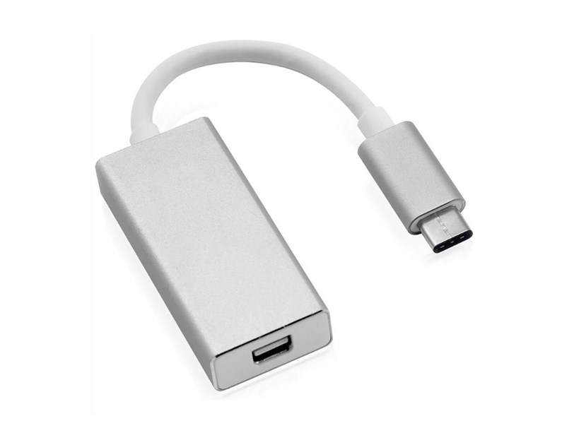 Roline adapter USB-C - Mini DisplayPort v1.2, M/F, 0.1m