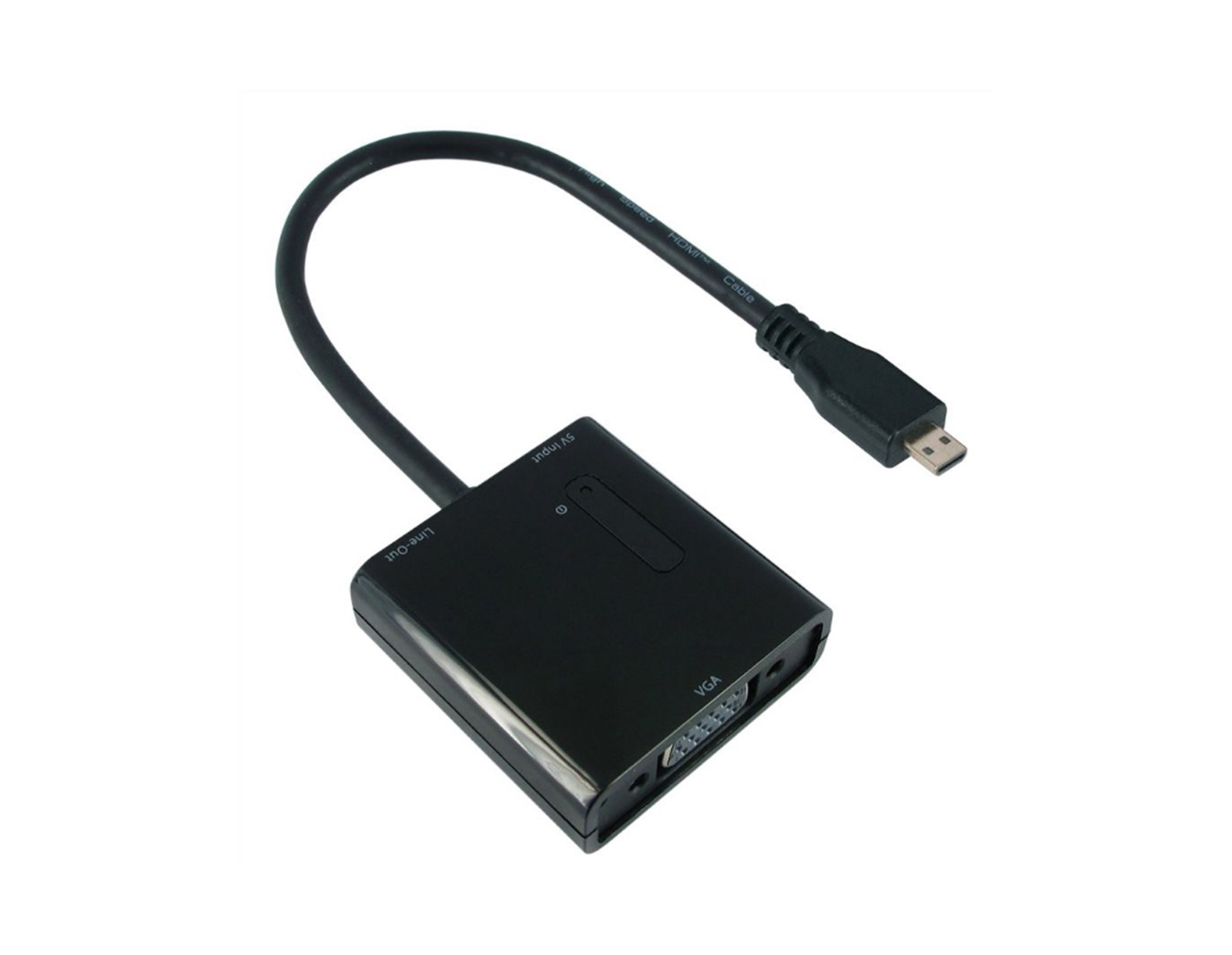 Roline VALUE adapter/kabel Micro HDMI - VGA, M/F, 0.15m