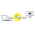Roline VALUE adapter DisplayPort - Mini DisplayPort, M/F, v1.2, 4K60