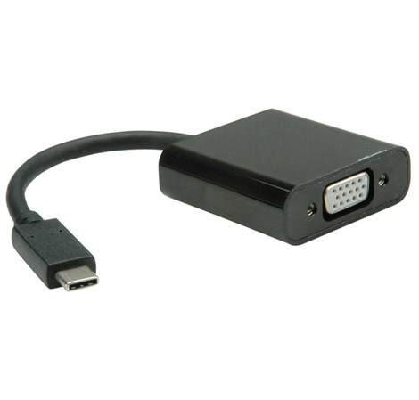 Roline VALUE adapter USB-C - VGA, M/F, 0.15m