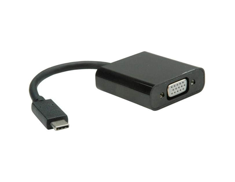 Roline VALUE adapter USB-C - VGA, M/F, 0.15m