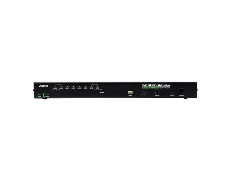 Aten 1-Local/Remote Share Access 8-Port PS/2-USB VGA KVM over IP Switch