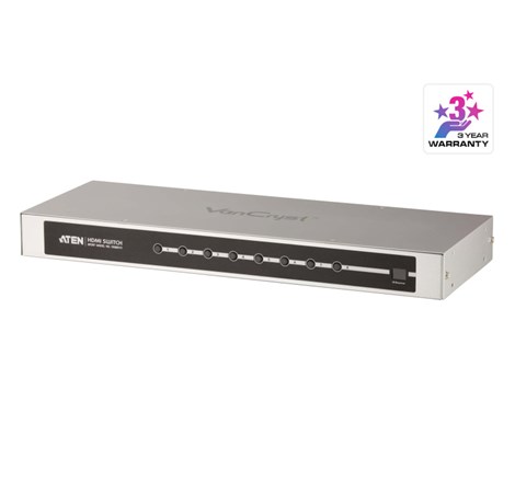 Aten 8-Port HDMI Audio/Video Switch with IR Remote Control