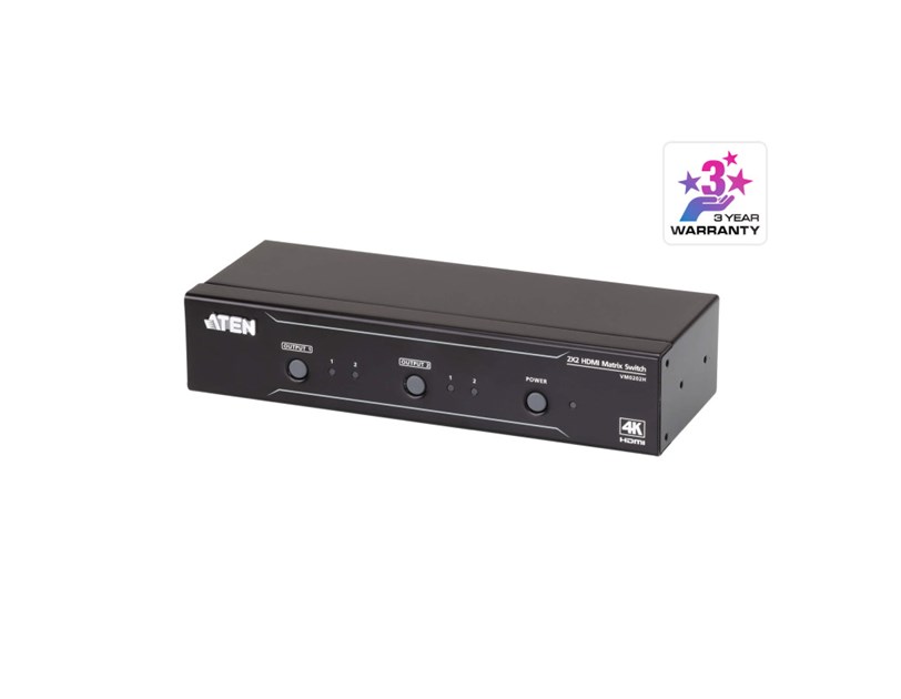 Aten 2x2 4K HDMI Matrix Switch