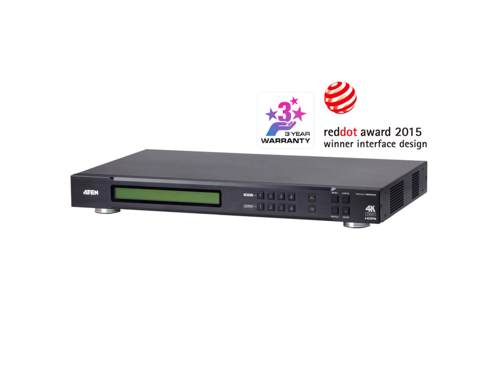 Aten 4x4 True 4K HDMI Matrix Switch