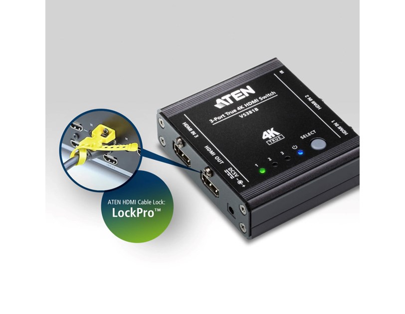 Aten 3-Port True 4K HDMI Switch