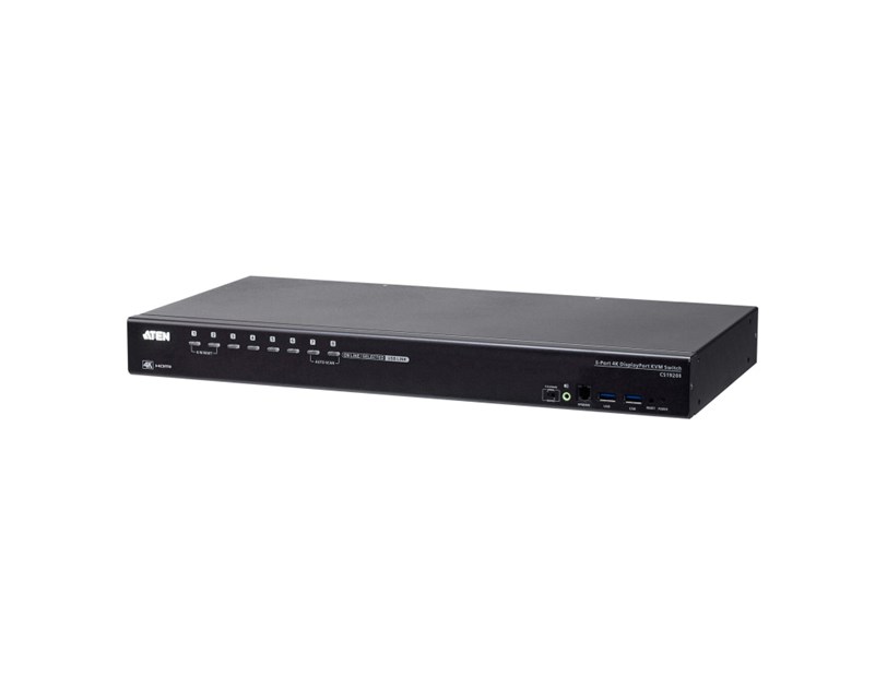 Aten 8-Port USB 3.0 4K DisplayPort KVM Switch 