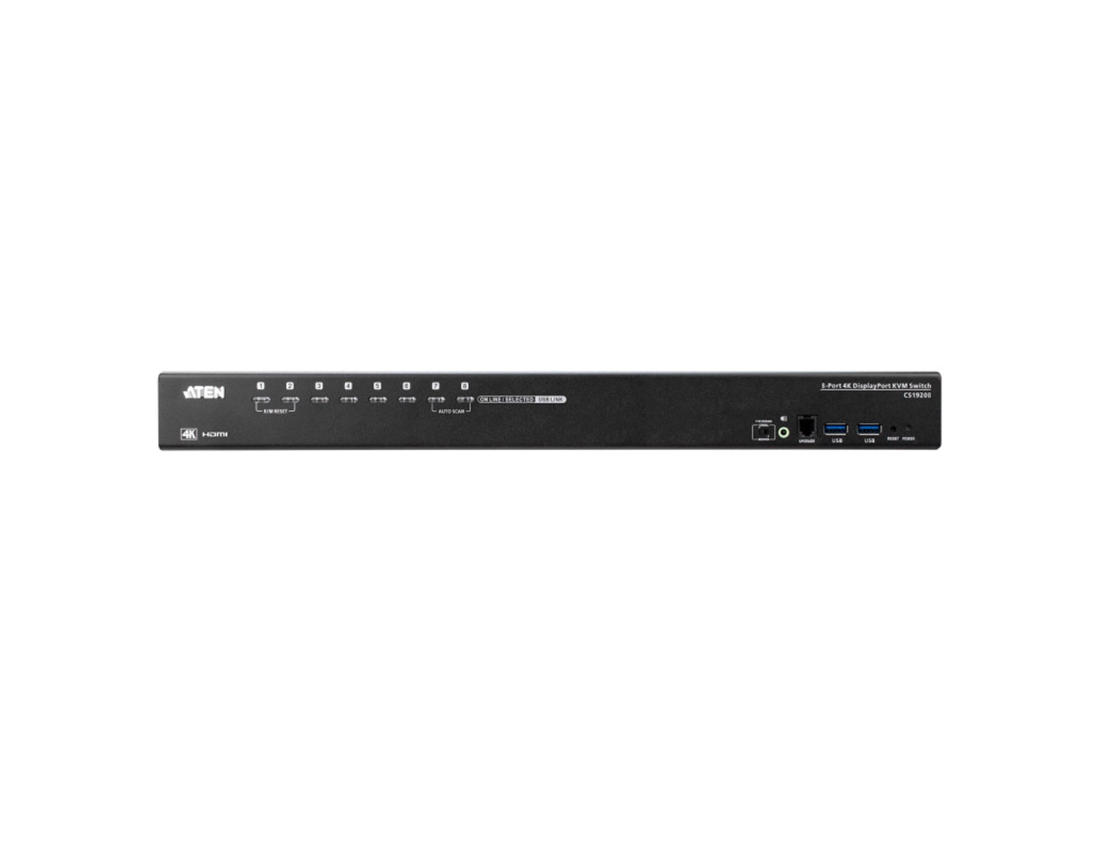 Aten 8-Port USB 3.0 4K DisplayPort KVM Switch 