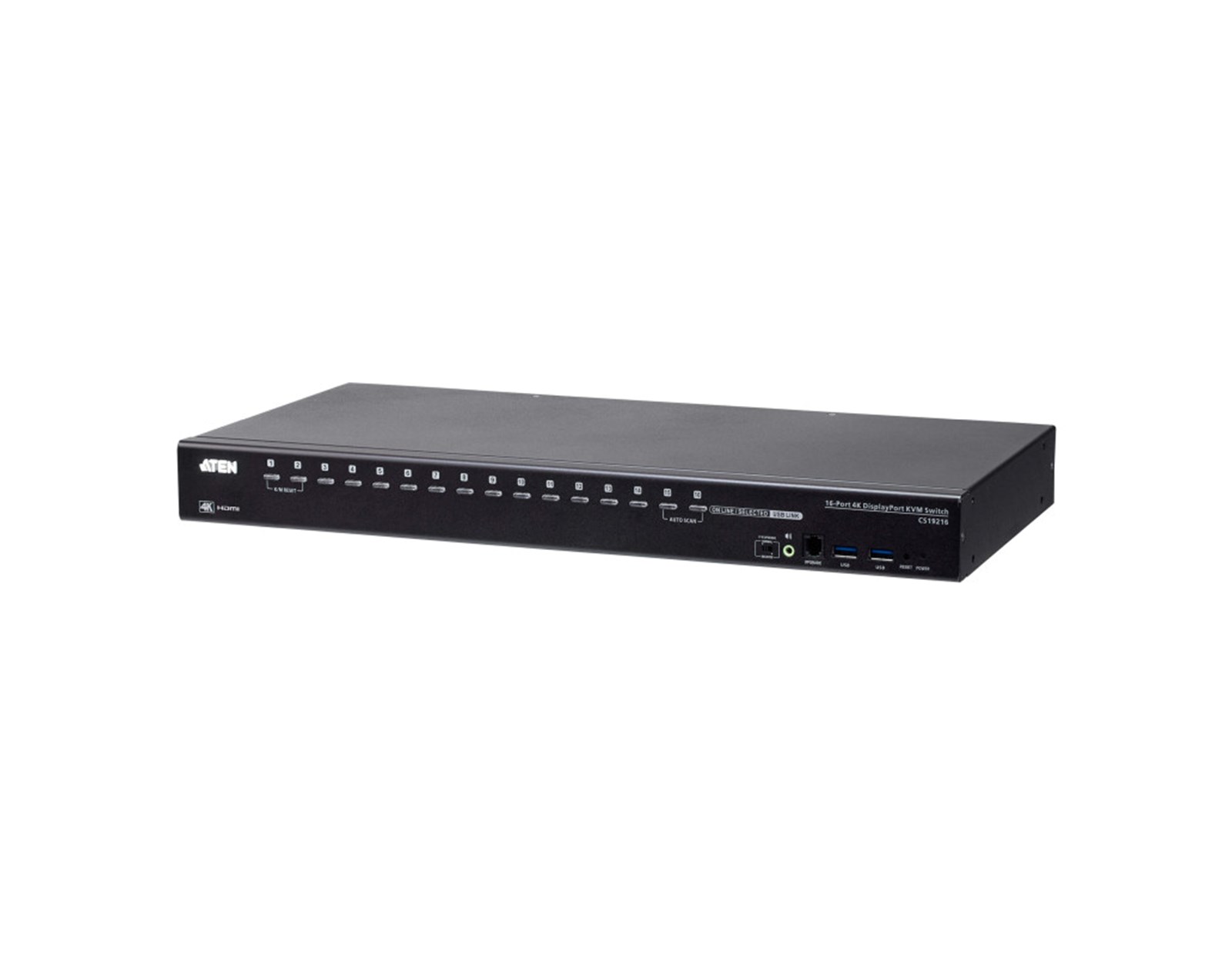 Aten 16-Port USB 3.0 4K DisplayPort KVM Switch