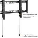 Roline VALUE zidni nosač za TV 37-80", nagibni, udaljenost od zida 47mm, nosivost 75kg, crni
