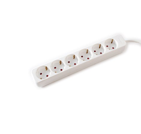 Roline VALUE naponska letva 6 utičnica, 1.5m kabel, bijela