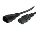 Roline VALUE naponski kabel PC-Monitor, IEC320 C14-C13 10A, M/F, 1.8m, crni