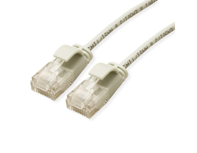 Roline UTP Data Center mrežni kabel, Cat.6a (Class EA), LSOH, Slim, 5m, sivi