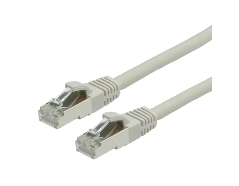 Roline VALUE S/FTP (PiMF) mrežni kabel oklopljeni Cat.6 (LSOH), 2.0m, sivi
