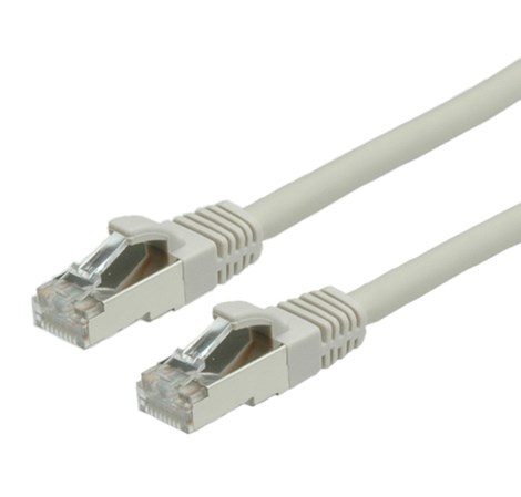 Roline VALUE S/FTP (PiMF) mrežni kabel oklopljeni Cat.6 (LSOH), 10m, sivi