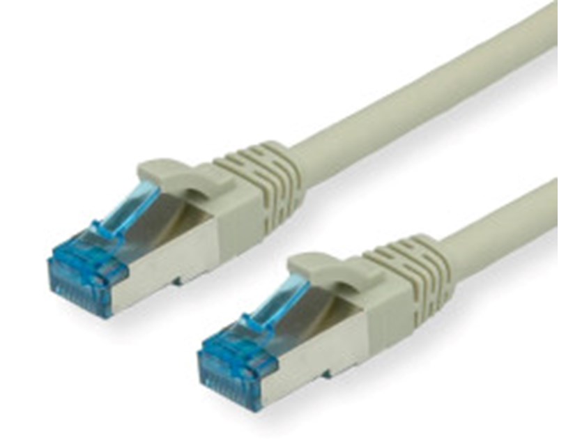 Roline VALUE S/FTP mrežni kabel Cat.6a, LSOH (Class EA), 0.3m, sivi