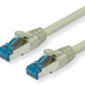 Roline VALUE S/FTP mrežni kabel Cat.6a, LSOH (Class EA), 0.3m, sivi