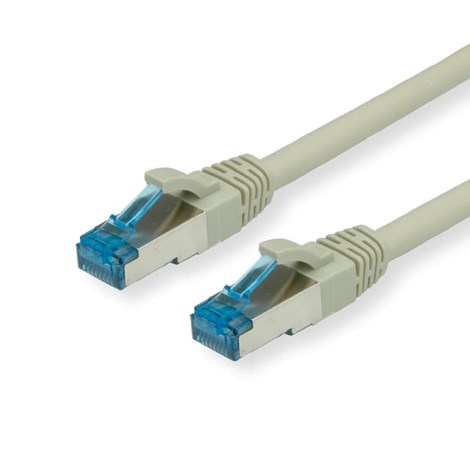 Roline VALUE S/FTP mrežni kabel Cat.6a, LSOH (Class EA), 0.3m, sivi