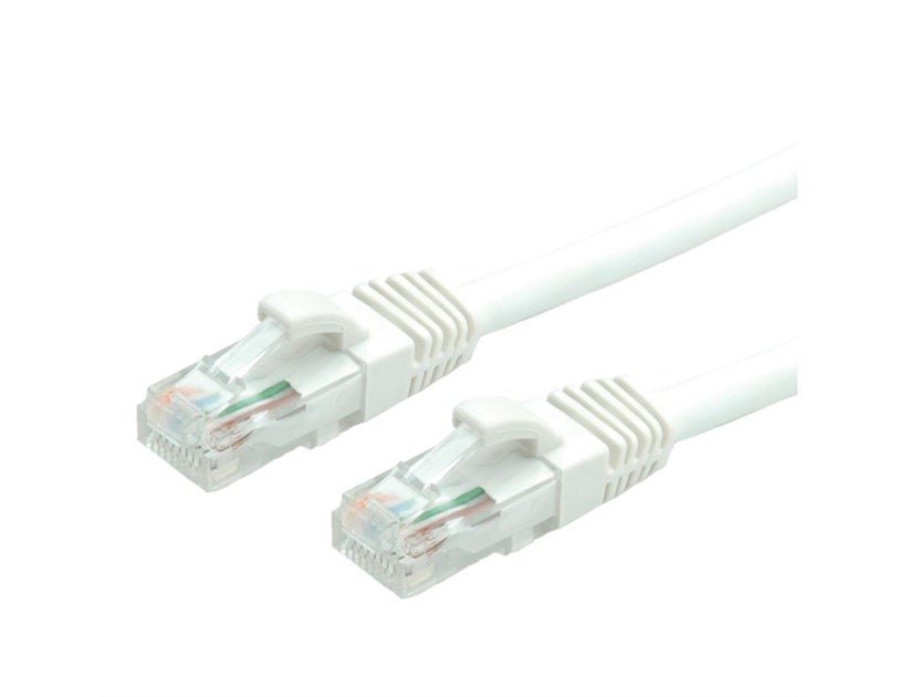 Roline VALUE UTP mrežni kabel Cat.6/Class E, halogen-free, 2.0m, bijeli