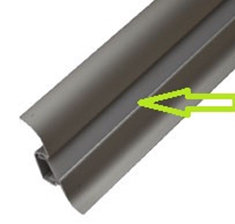 EcoVision mliječni pokrov za ALU BaseBoard, 2,5m