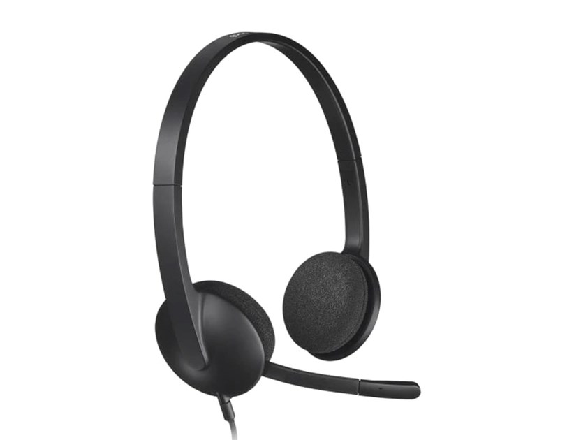 Logitech H340 stereo slušalice sa mikrofonom, USB (981-000475)