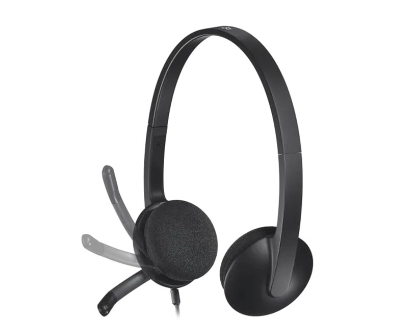 Logitech H340 stereo slušalice sa mikrofonom, USB (981-000475)