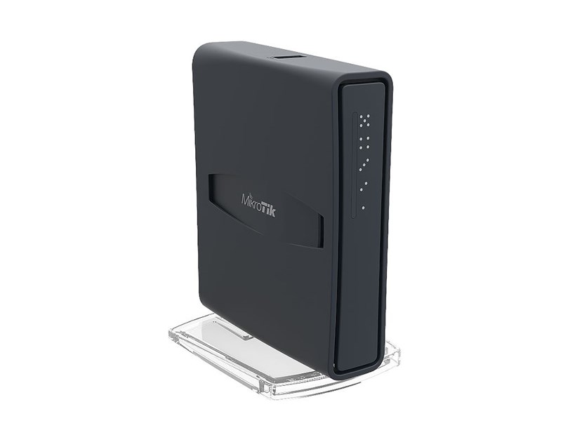 Mikrotik RB952Ui-5ac2nD-TC, hAP ac lite tower, 650MHz CPU, 64MB RAM, 5xLAN, 2.4Ghz 802.11b/g/n/ 5Ghz 802.11ac, USB, PSU, RouterOS L4