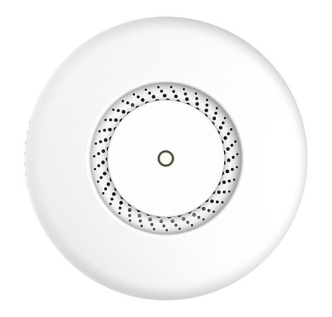 Mikrotik cAP ac (RBcAPGi-5acD2nD), 716MHz CPU, 128MB RAM, 2×GLAN (1×PoE-out), 2.4Ghz/5GHz 802.11b/g/n/an/ac, Dual Chain, RouterOS L4, zidno/stropno kućište, PSU, PoE inj.