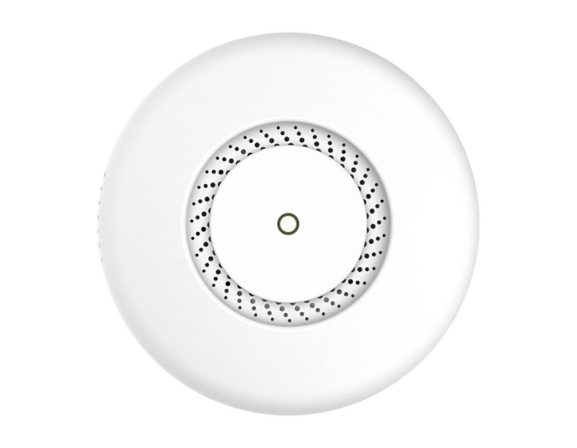 Mikrotik cAP ac (RBcAPGi-5acD2nD), 716MHz CPU, 128MB RAM, 2×GLAN (1×PoE-out), 2.4Ghz/5GHz 802.11b/g/n/an/ac, Dual Chain, RouterOS L4, zidno/stropno kućište, PSU, PoE inj.