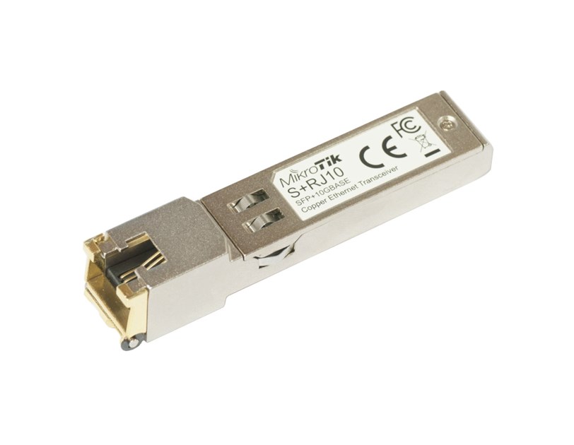 Mikrotik RJ45 SFP+ 10/100/1000M/2.5G/5G/10G bakreni modul (S+RJ10)