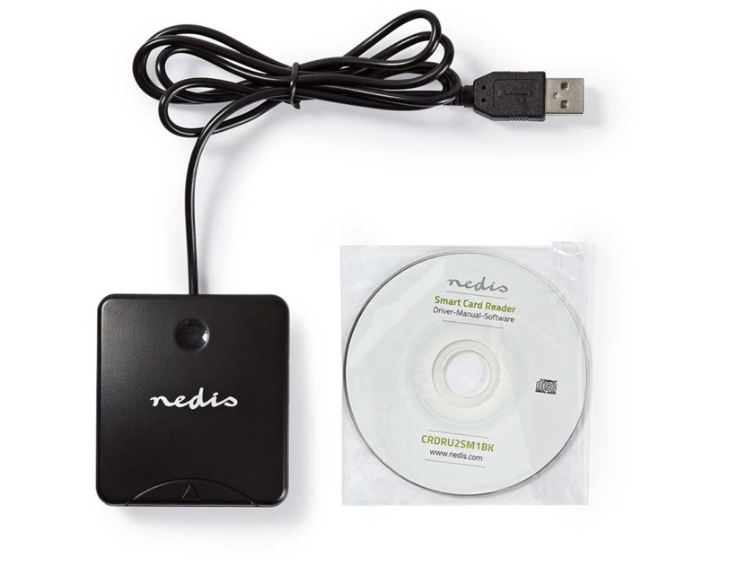 NEDIS USB čitač Smart kartica ID-1, USB2.0