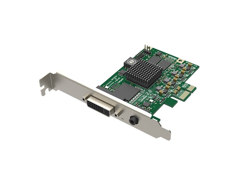 Magewell Pro capture DVI, LP PCIe x1, 1-channel  HDMI/DVI/VGA/YPbPr/CVBS, Windows/Linux/Mac (11030)
