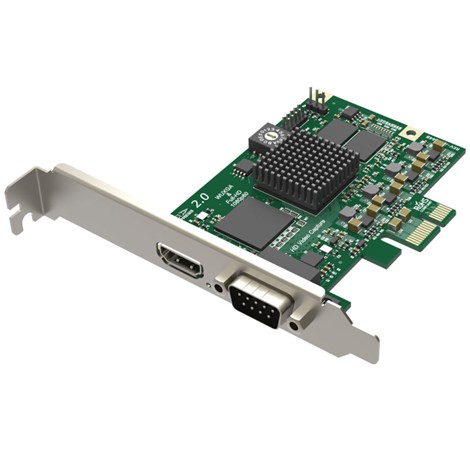 Magewell Pro capture HDMI, LP PCIe x1, 1-channel HDMI/S-Video/YPbPr/CVBS, plus 1 unbalanced stereo audio, Windows/Linux/Mac (11040)
