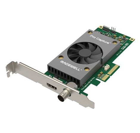 Magewell Pro capture AIO 4K Plus, LP PCIe x4, 1-channel HDMI/SDI, Ultra HD 4Kp60 HDMI, 4Kp30 SDI, Windows/Linux/Mac (11140)