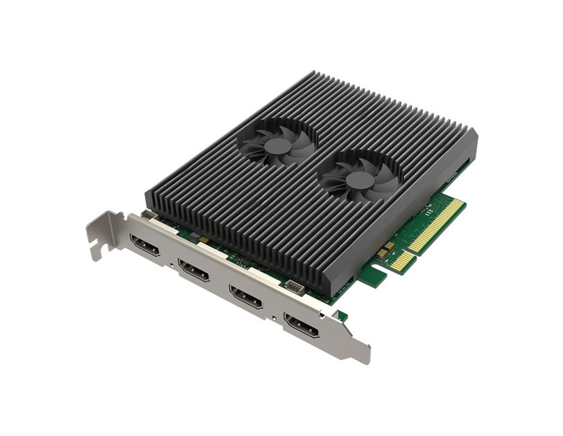 Magewell Pro capture dual HDMI 4K Plus LT, PCIe x8, 2-channel HDMI, Ultra HDMI 4Kp60, Loop-through, Windows/Linux/Mac (11260)