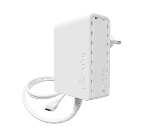 Mikrotik PL7400, PWR-LINE napajanje, microUSB konektor, Type C plug