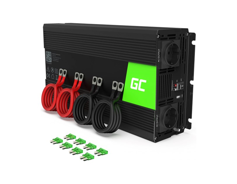 Green Cell strujni inverter 12V na 220V, 2000W/4000W (INV10)